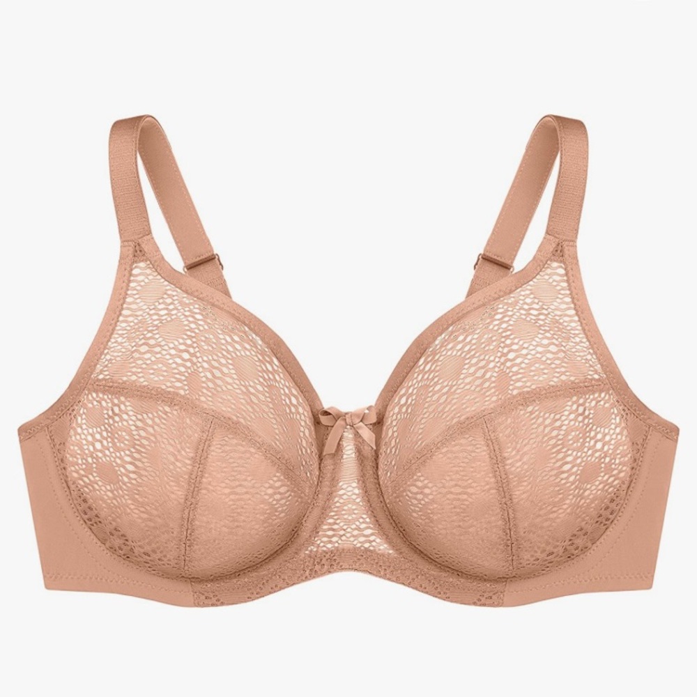 Glamorise WonderWire lace bra 38H